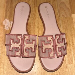 Tory Burch pink sandals